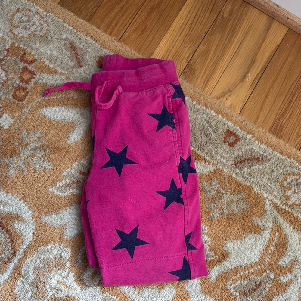 Pink Star Patterned Pants